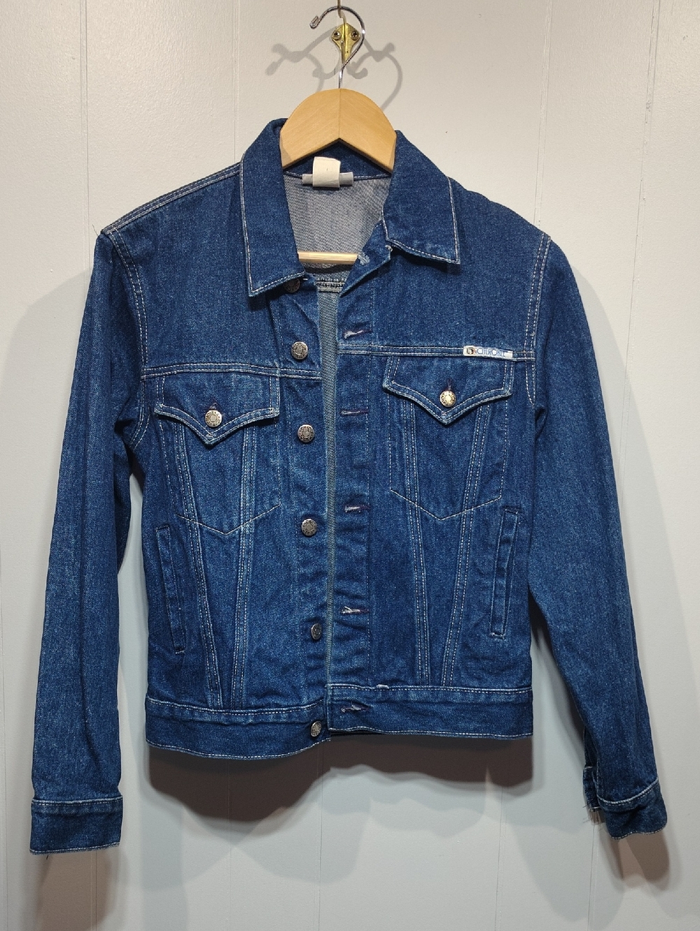 Vintage 90s Cherokee Cotton Denim Trucker Jacket Large